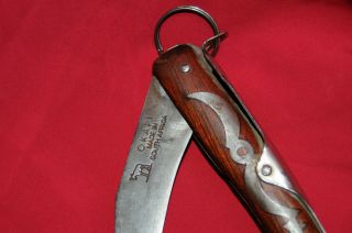 Ancient Vintage authentic Okapi South Africa Folding Knife Moon & Stars 3