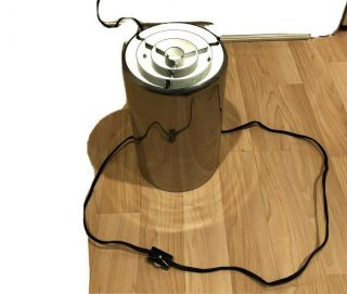 Vtg Mid Century Modern Metal Table,  Floor Or Ceiling Lamp -