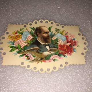 1881 President Garfield U.  S.  President Calling Card,  20th President