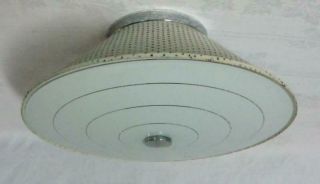 Mid Century Modern Eames Lightolier Era Ceiling Fixture Lamp