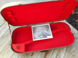 Vintage Double Violin Case Owned By Wally Bryson 1960 