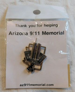 Arizona Remembers 9/11 Memorial Wtc Police Lapel Pin