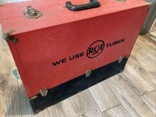 Vintage RCA TV/Radio Service Repair Case Tool Box 265 Plus Tubes,  Manuals Tester 2