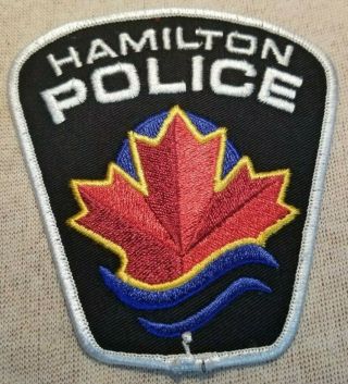 Ca Hamilton Canada Police Patch