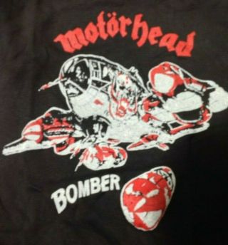Motorhead Bomber Vintage 1970s Concert T Shirt Single Stitch Unworn Small S