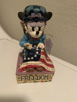 Jim Shore Disney Traditions Stitching Freedom 
