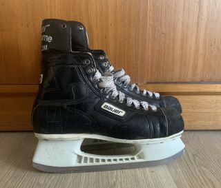 Vintage Bauer Supreme Custom 100 Hockey Skates - Leather - 11.  5 - Made In Canada