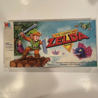 Vintage Legend Of Zelda Board Game 1988 Milton Bradley Near Complete Nintendo