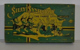 Vintage Walt Disney Silly Symphony - Pencil Box - Dixon 2908