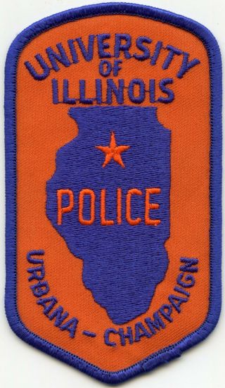 University Of Illinois Il Urbana Champaign Campus Police Patch