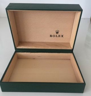 Rolex Oem Vintage Green Wooden Box 68.  00.  02