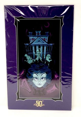 Disney The Haunted Mansion Medium Of The Mansion Art Print By Stephanie Buscema