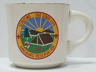 Vintage Bsa 1980 Ransburg Reservation Coffee Cup Scouting The Good Life Camping