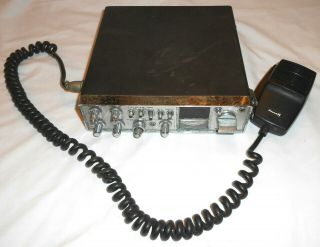 Vintage Royce 639 Cb Radio With Microphone - For Parts/repair Only
