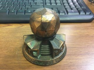 Copper Vancouver Canada 86 Expo Centre Geodesic Dome Science Center Paperweight