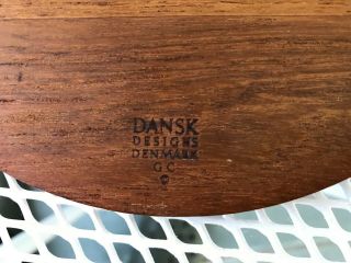 Rare Danish Mid Century Modern Vintage Teak Tree Trivet DANSK DESIGNS DENMARK GC 3