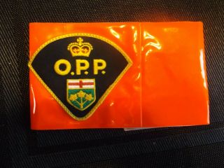 Ontario Provincial Police Patch With Arm Band