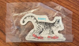Vintage B.  Kliban Friskies Cat Food Premium Magnet -
