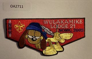 Boy Scout Oa 21 Wulakamike Lodge 2002 Nomc Odie Error Flap