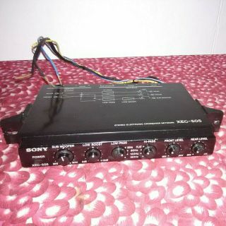 Sony Xec - 505 1/2 Din Chassis Active Crossover Vintage