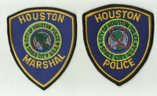 Houston (texas) Police/marshal Patches