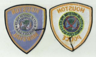 Houston (TEXAS) Police/Marshal Patches 2