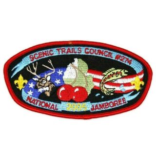 2005 National Jamboree Jsp Scenic Trails Council Csp Patch Mi Boy Scouts Bsa