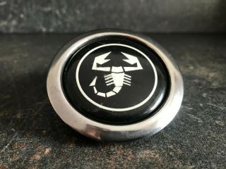 Vintage chrome ring FIAT ABARTH horn button for Abarth FIAT Momo steering wheels 2