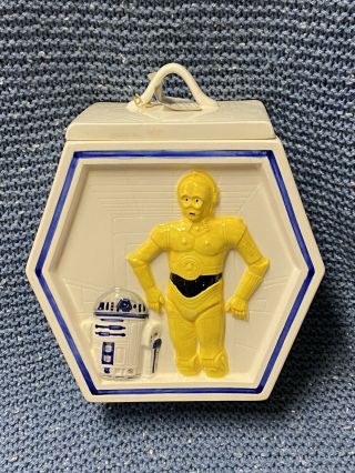 Vintage 1977 Star Wars Sigma Darth Vader C3po R2d2 Cookie Jar Terrific Shape