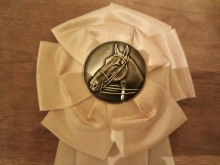 Vintage 37th Annual Montpelier Pink Horse Show Ribbon 1970