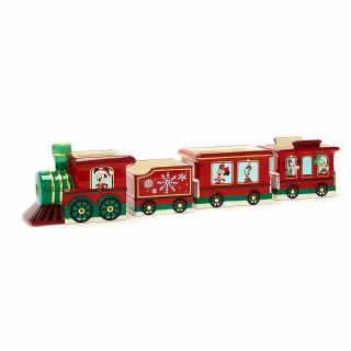 Disney Mickey Mouse And Friends Holiday Train Bowl Set