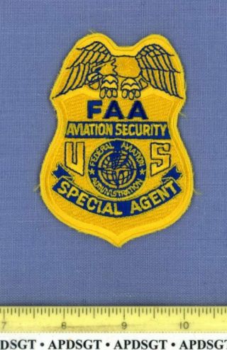 Faa Aviation Security Special Agent Washington Dc Federal Airport Police Patch
