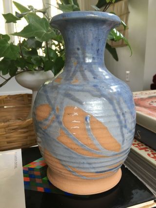 Vintage Mid Century Modern Ceramic Studio Pottery / Vase - Signed