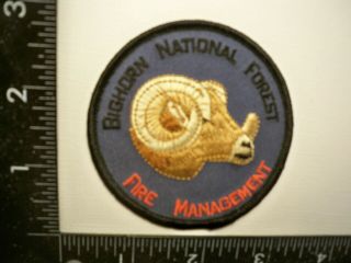 Federal Forest Service Usfs Big Horn Nf Patch Blm Ranger Fire Mgt Sheridan,  Wy