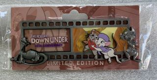 Disney Wdi The Rescuers Down Under 30th Anniversary Filmstrip Pin Le 250