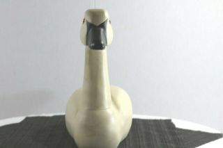Vintage Swan/duck/goose Wood Decoy Rustic White