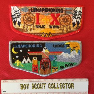 Boy Scout Oa Lenapehoking Lodge 9 S4b & S11 2004 Noac Oa Flap Patch