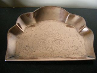 Antique Joseph Sankey Js&s Copper Crumb Tray