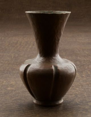 Vintage Arts And Crafts Mission Copper Vase