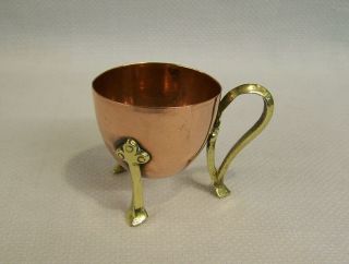Antique Arts & Crafts Art Nouveau Jugendstil Copper & Brass Egg Cup Wmf Deffner