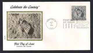 Apollo 11 - First Man On The Moon - Neil Armstrong Footprint - First Day Cover
