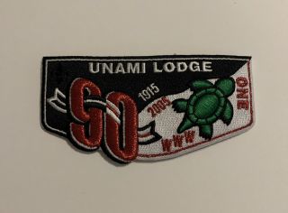 Oa Unami Lodge 90 Years Flap