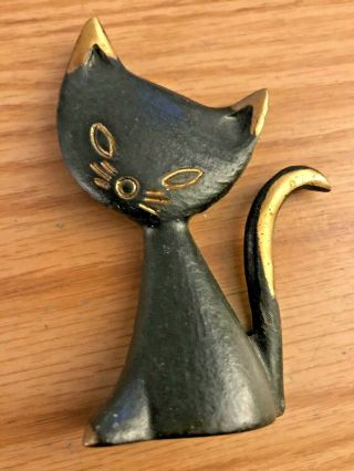Austrian Bronze Miniature Cat Figure