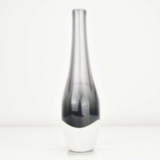 Vintage Sommerso Glass Vase by Nils Landberg for Orrefors Mid Century Modern 2