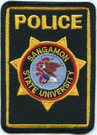 Sangamon State University Illinois Il Campus Police Patch