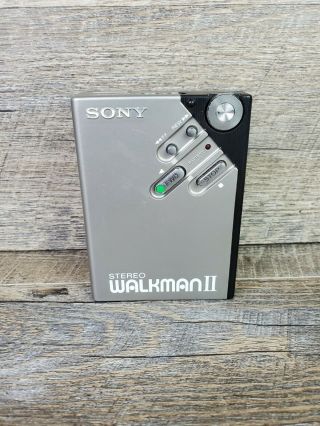 Vtg 70s 80s Sony Walkman Ii Wm - 2 Cassette Player Parts