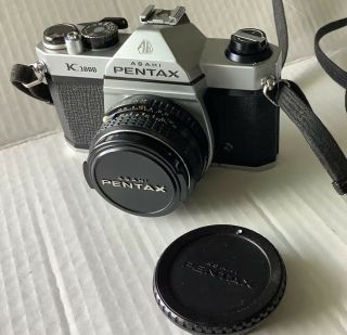 Vintage Asahi Pentax 35mm Camera With Oriignal Strap