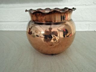Benham & Froud Arts Crafts Copper Jardinere/planter - Marked