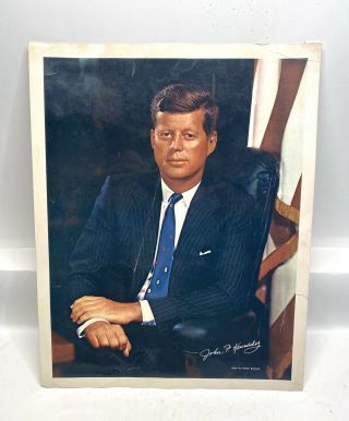 Vintage John F Kennedy Jfk Portrait Photo By Fabian Bachrach