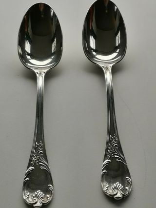 A Large Art Nouveau Silvered Serving Spoons By Christofle - C1915